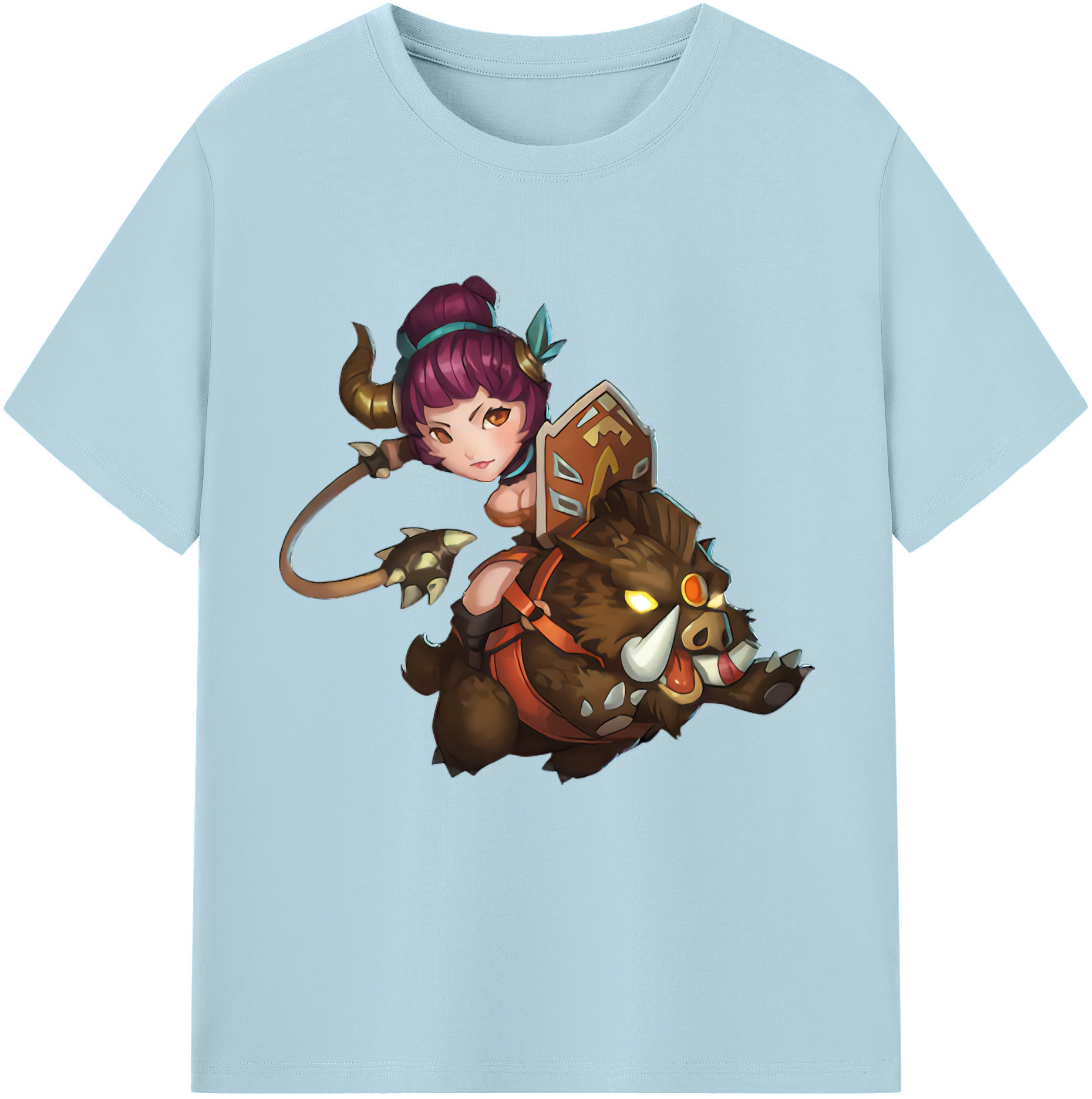 （画像用） リーグ・オブ・レジェンド League of Legends LOL 綿100％半袖Tシャツ（フロントプリント）